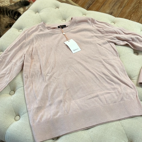 Quince cotton cashmere light weight sweater - Picture 2 of 3